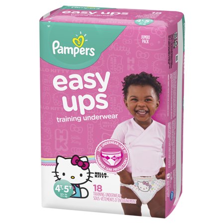 Youth Training Pants Pampers® Easy Ups™ Pull On 4T - 5T Disposable Heavy Absorbency