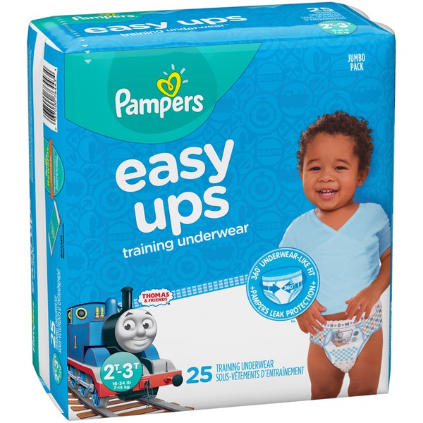 Youth Training Pants Pampers® Easy Ups™ Pull On 2T - 3T Disposable